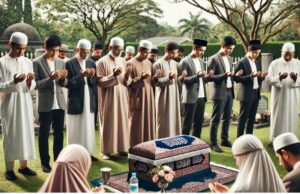 Dua for the Dead & Deceased| Bless Loved Ones After they are gone muslims attending funeral